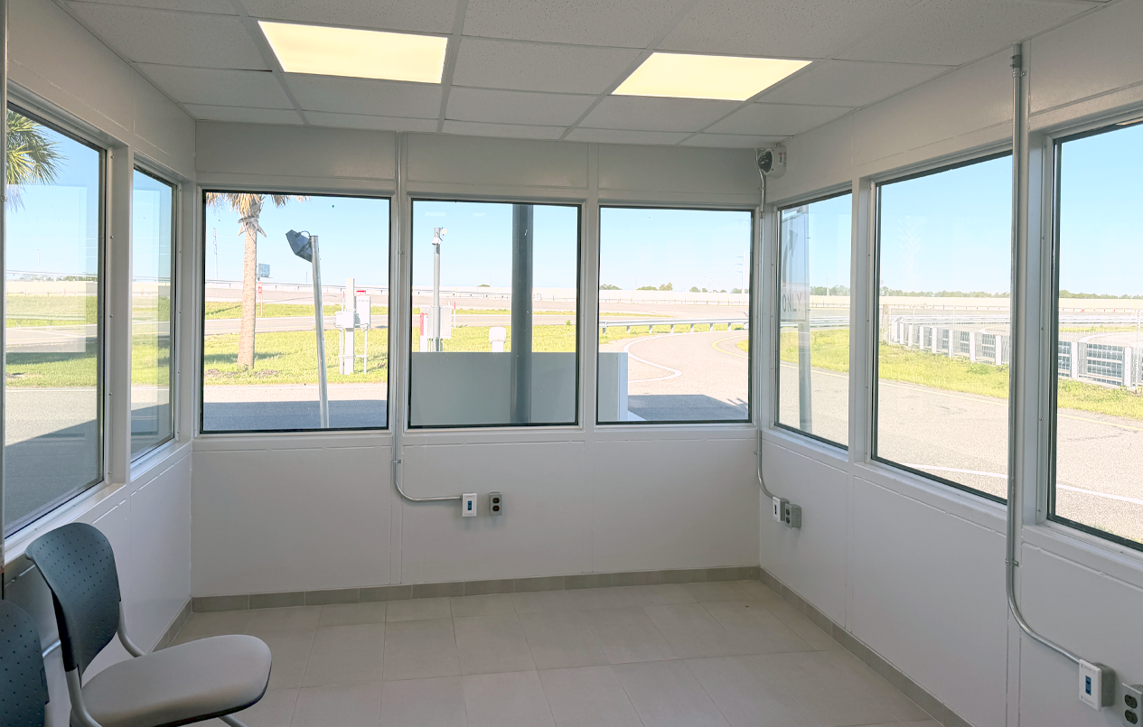 This is a picture of an observation room on Loop Track West.