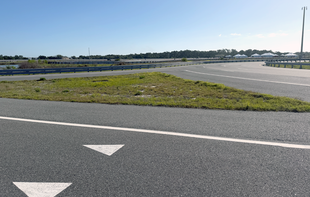 This is a picture of the Loop Track West.