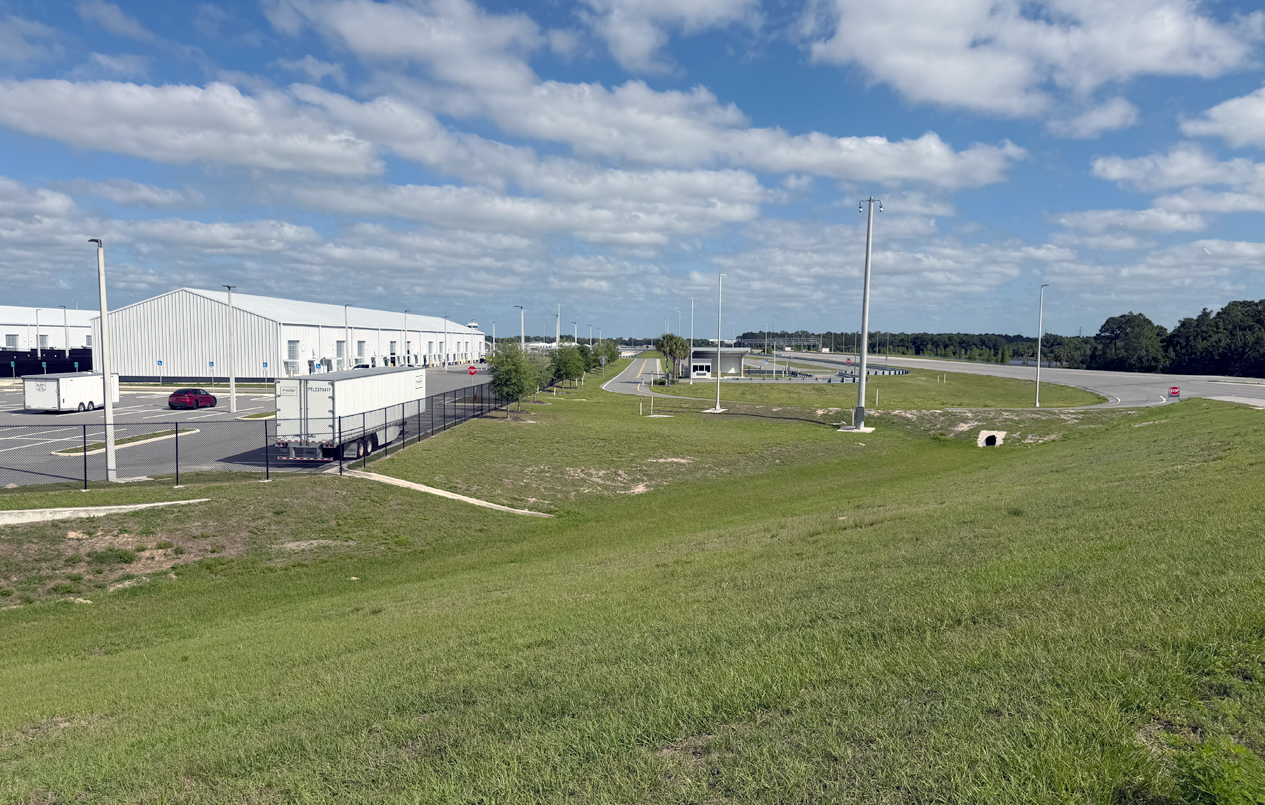 This is a picture of the back of the Oval Track.
