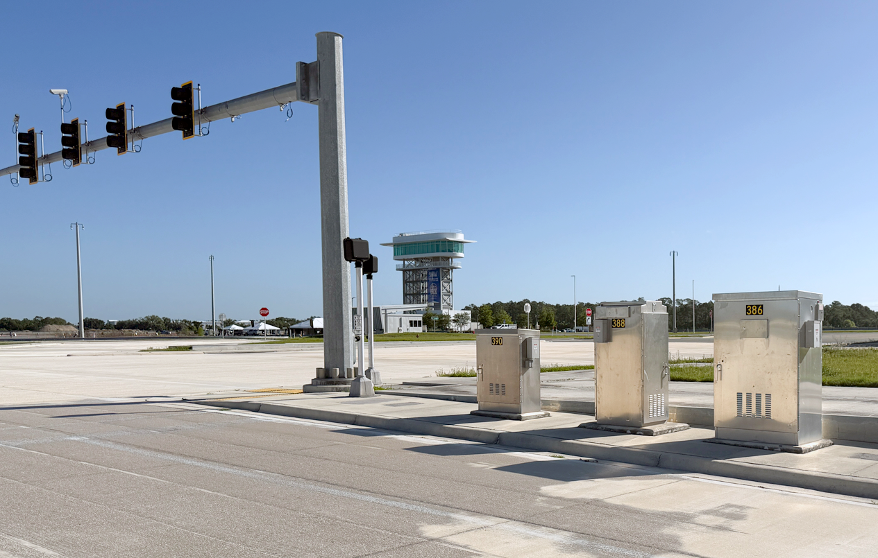 This is a picture of 3 Traffic Signal Cabinets at the Suburban Sector.