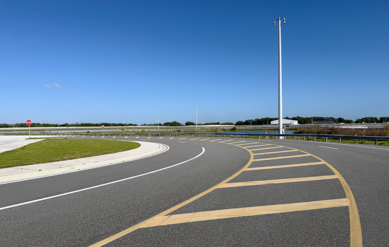 This is a picture of an arterial roadway at the Suburban Sector.